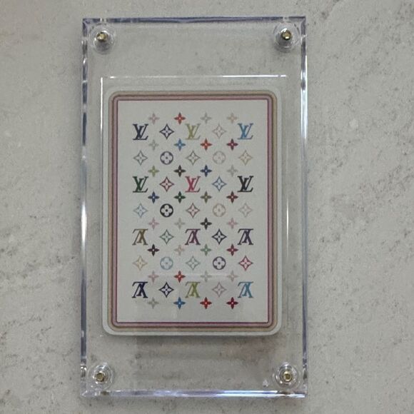 Louis Vuitton Takashi Murakami Monogram Playing Card - 7 Of Diamonds - Picture 2 of 7